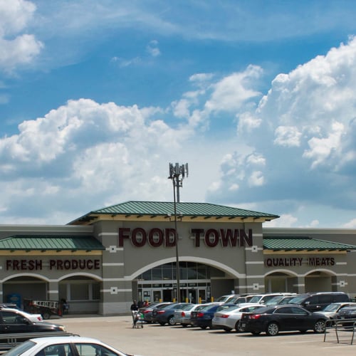 Exterior of Food Town Store