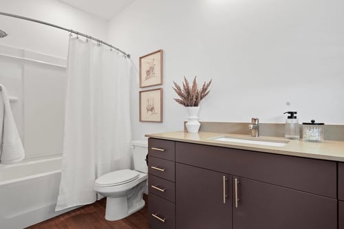 Bathroom at Lotus Nova Townhomes in Clearfield, UT 84015