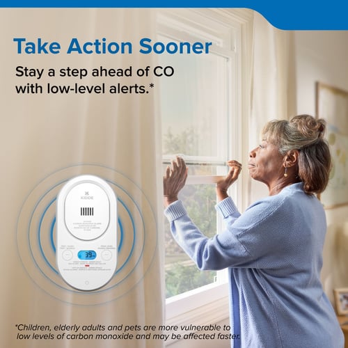 Take action sooner by staying a step ahead of CO with low-level alerts.