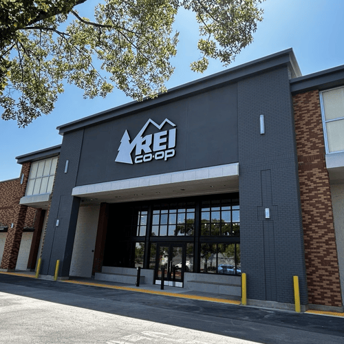 Front of the REI store in Chico, California