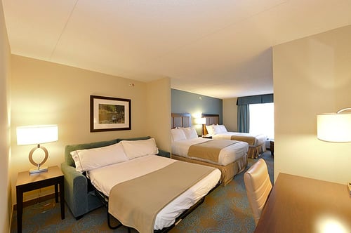 All Suite come with a Sofabed with a pillowtop mattress