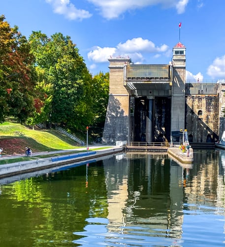 lift locks in Peterborough Ontario.