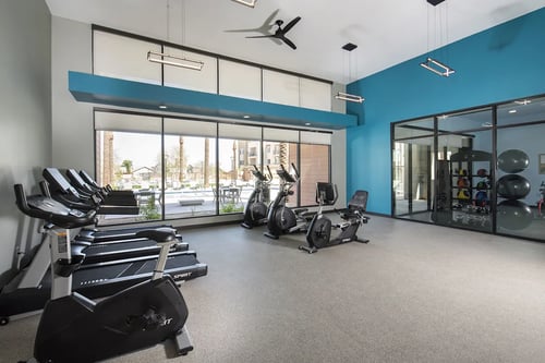 Fitness center at Estrella Springs at Canyon Trails, Goodyear, AZ, 85338