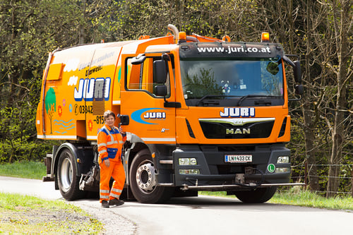 Kehrmaschine der Juri GmbH