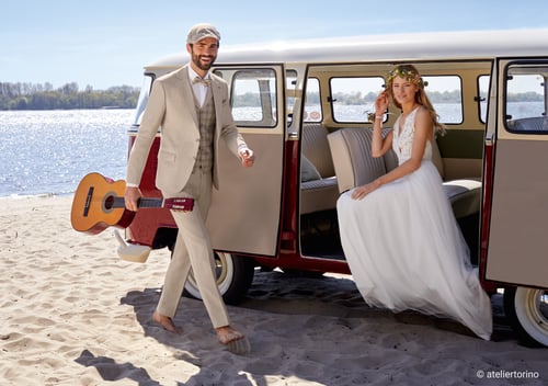 Hochzeitsanzug, Bohostyle, Atelier Torino
