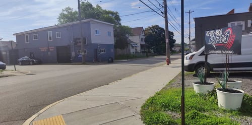 Photo of the RPM AutoWorx garage on Grandview Ave in McKeesport, PA.