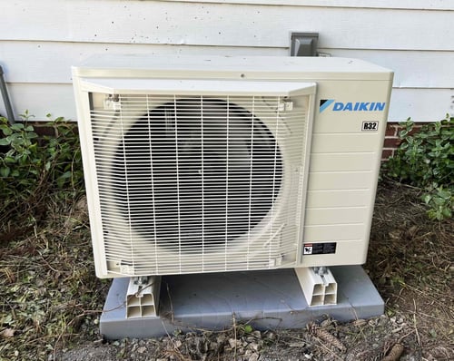 Daikin mini split system installation