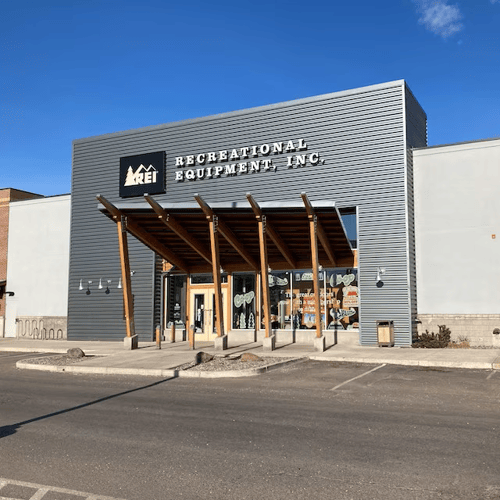 Front of REI store in Missoula, Montana