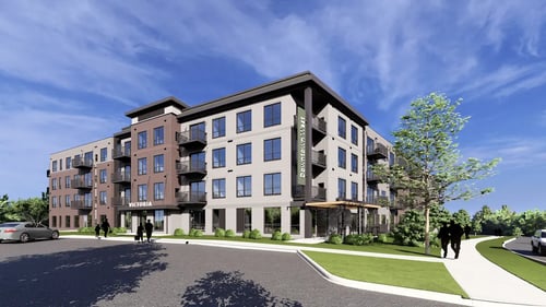 Property Building at Olivine Apartments in Victoria, MN