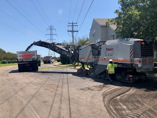 Asphalt Milling Project in Ruther Glen, VA
