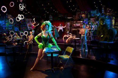 The #1 show in Vegas history is back—now with  safely-distanced, all-cabaret table seating.