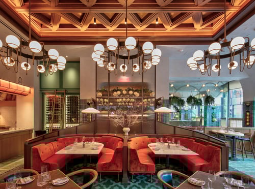 Zou Zou's interior dining room