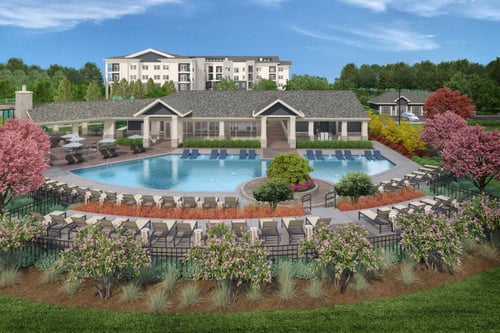 Outdoor Pool at South Point in McDonough, GA 30253