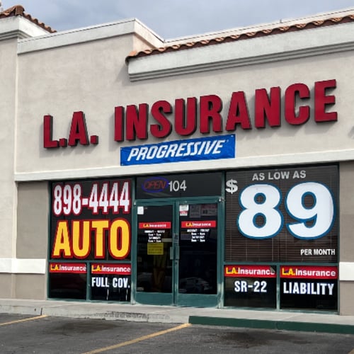 Exterior photo of L.A. Insurance Agency NV-021