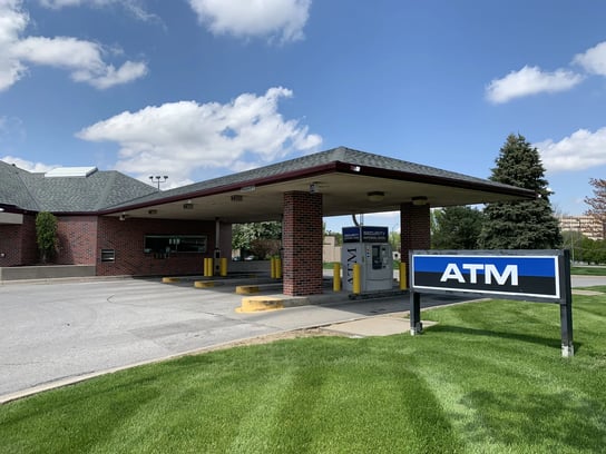 Exterior of Security National Bank - Immanuel branch in Omaha, NE.