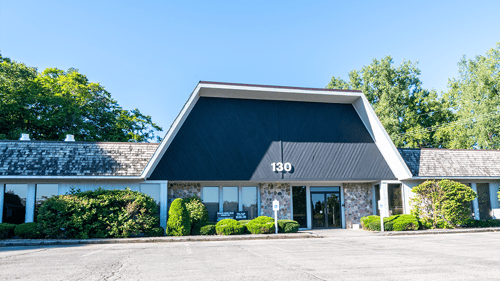 Exterior image of 130 Office Park Way in Pittsford, NY