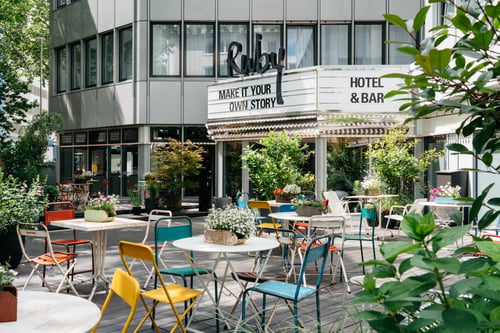 Ruby Leni Hotel Düsseldorf | Outdoor terrace