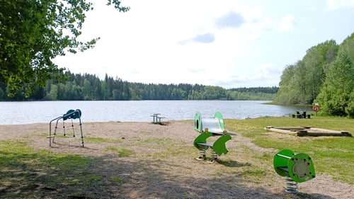 Peltolammin uimaranta.