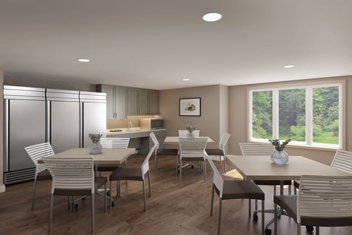 Community Room at 35 Broadway Apartments in Menands, NY