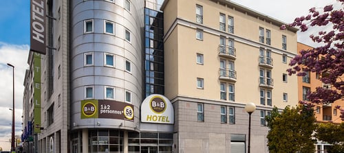 hotel front in paris