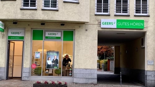 Außenaufnahme vom GEERS Fachgeschäft