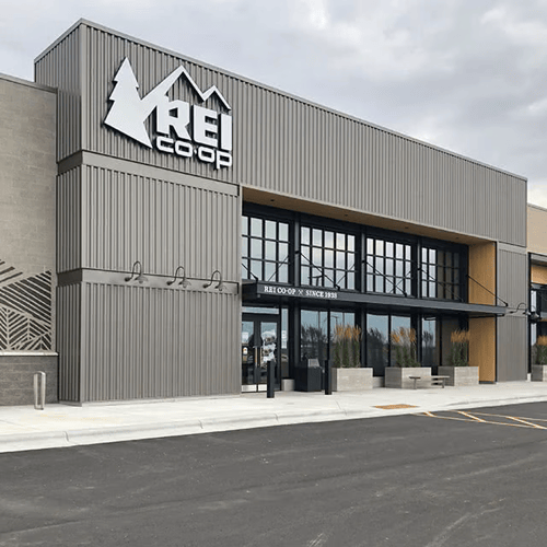 The front of the REI store in Billings, Montana