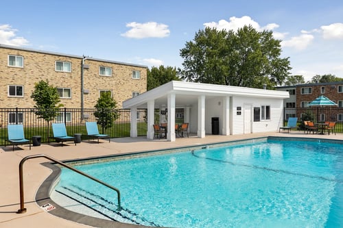 Swimming pool at Silver Lake in New Brighton, MN 55112