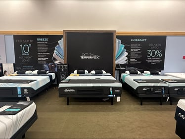 Decatur Slumberland Furniture Tempur-Pedic mattresses