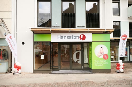 Hansaton Hörkompetenz-Zentrum Bahnhofstrasse 1-5, Tulln an der Donau Frontansicht