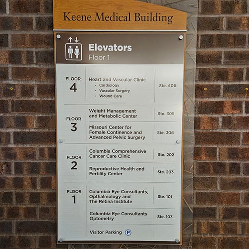 Keene Medical Building directory