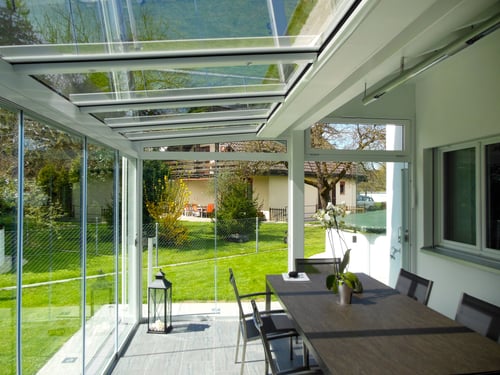 WIGASOL: Aluminium-Wintergarten mit Sonnenschutzglas. Der neue Lieblingsraum.