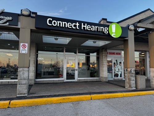 Connect Hearing Barrie hearing clinic storefront