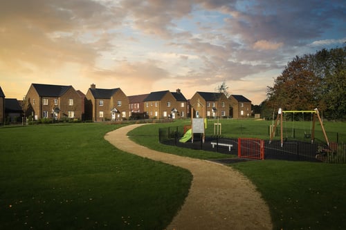 Whitechapel Gardens development in Bodicote