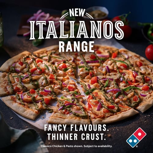Domino's New Italianos Range