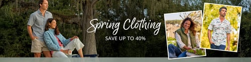 Save up to 40% at the Cabela's Spring Clothing Sale