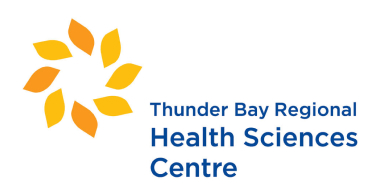 Thunder Bay Regional Health Sciences Centre logo.
