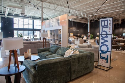 Bloomington Slumberland Furniture interior 5