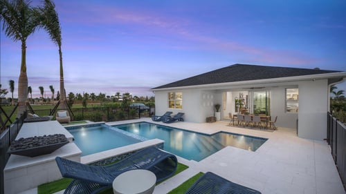 Inviting outdoor living opportunities allow for true Florida living