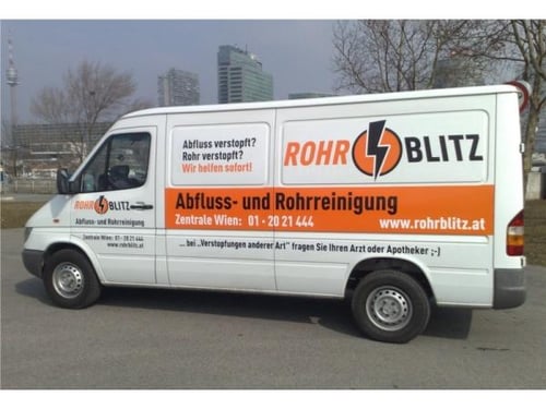ROHRBLITZ Rohrreinigung GmbH in Weiden und Wien
