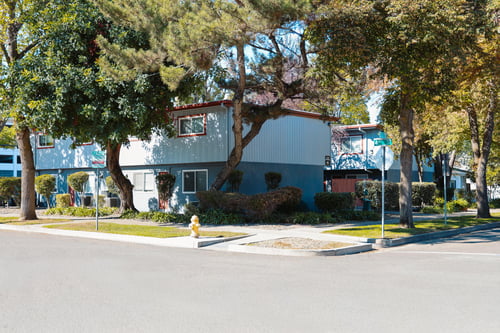 Property view at I Street Apartments, Davis