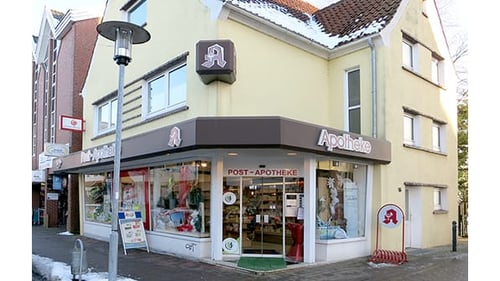 Aussenansicht der Post-Apotheke