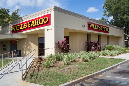 Retail space for lease in Orlando, Florida, Wells Fargo
