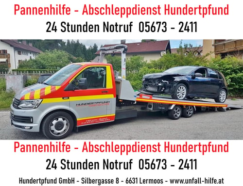 Hundertpfund Pannenhilfe-Abschleppdienst in Reutte