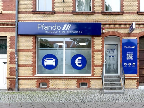 Außenansicht Pfando Filiale Erfurt