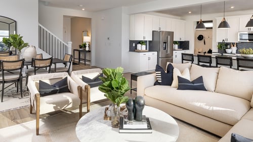 Interior of a new construction home in Glenross by Pulte Homes