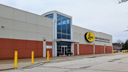 Leon's Orangeville Storefront.