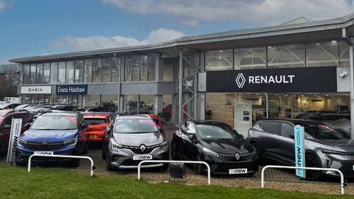 Evans Halshaw Nissan Sunderland Dealership Exterior Forecourt
