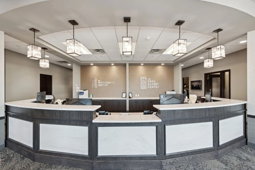 The peridontal center front desk in Hudson and woodbury