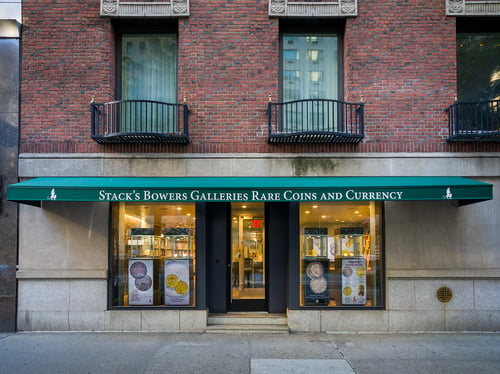 Coin shop in New York City