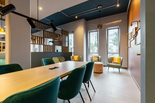 Where downtime meets design - hang out or use it for co-working